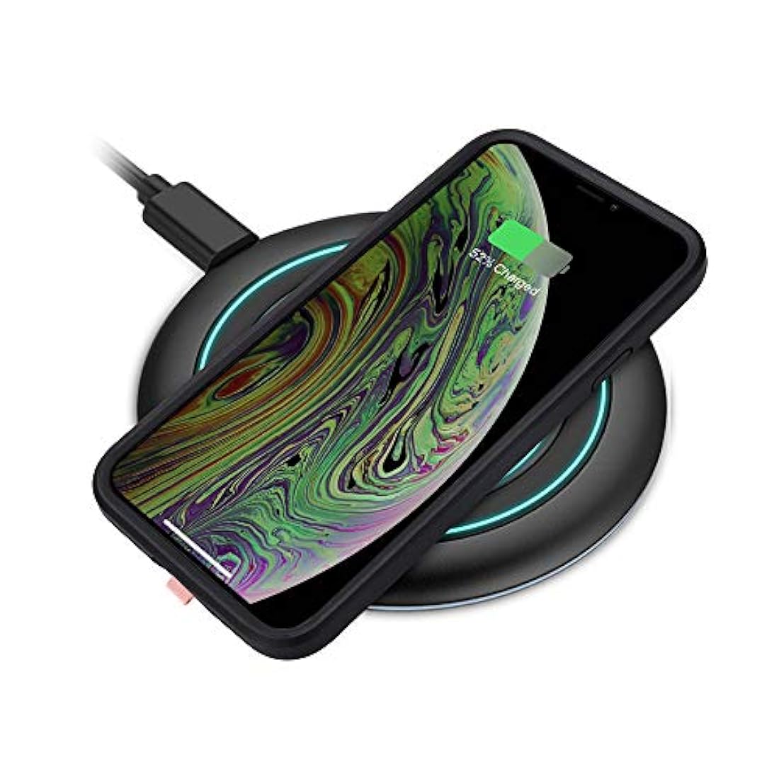 TOOVREN - Funda tipo cartera para iPhone X/Xs,