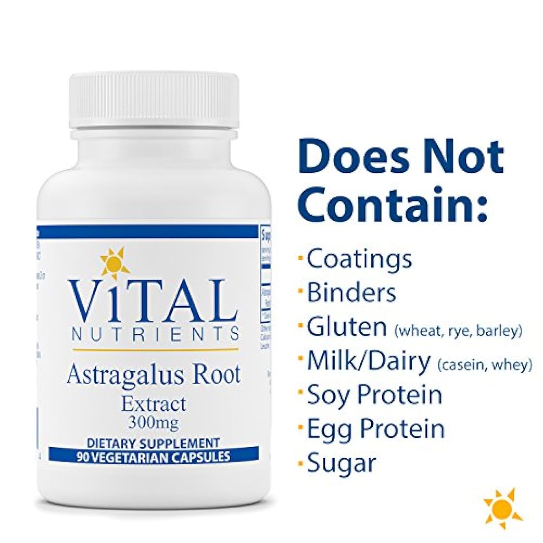 Nutrientes vitales - Extracto de raíz de astrágalo 300 mg