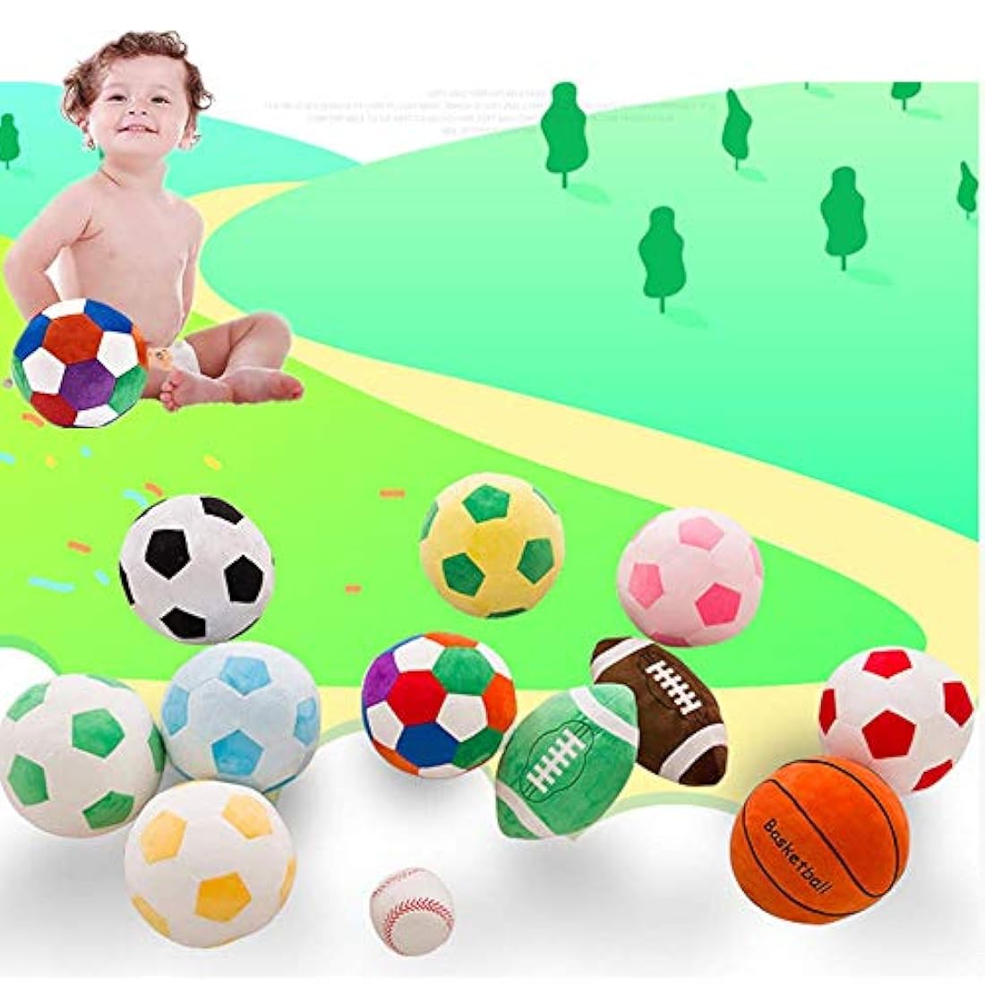 Almohada de baloncesto de peluche