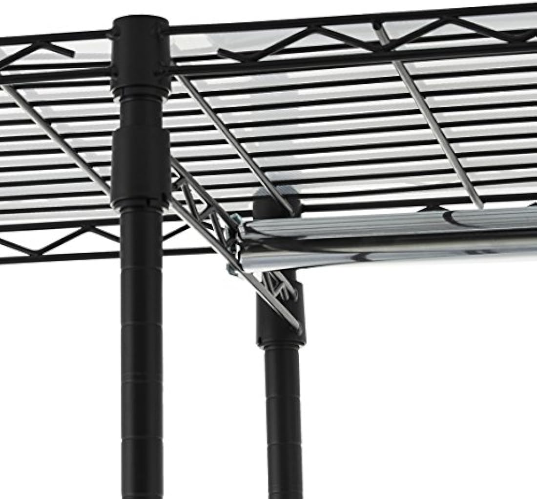 AmazonBasics - Sistema organizador de closet extensible