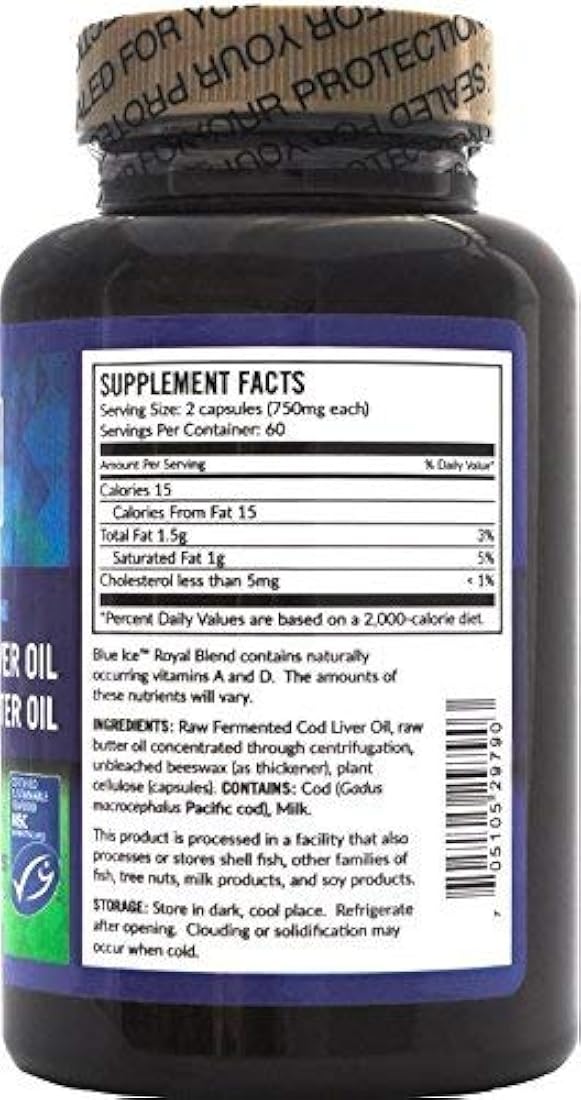 Suplemento de Aceite de bacalao fermentado - 120 cápsulas