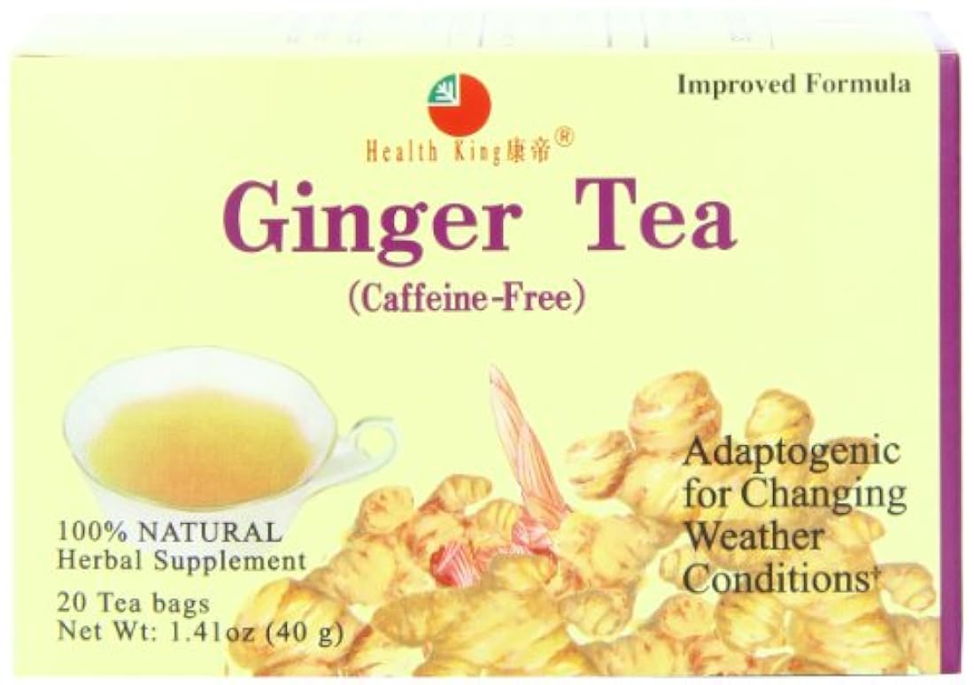 Salud Rey jengibre té de hierbas té 20 Count Caja HK-27B