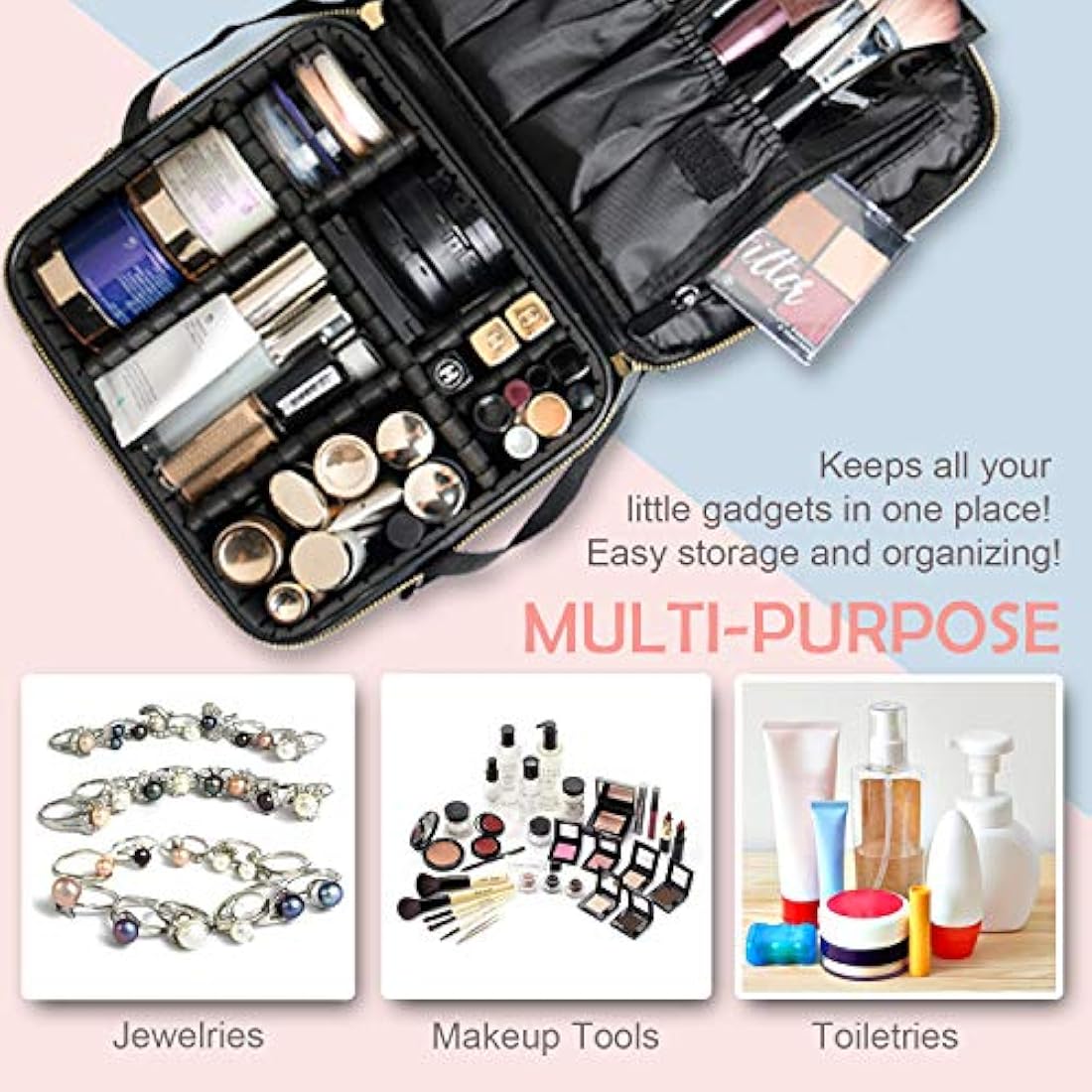 Estuche de viaje para maquillaje