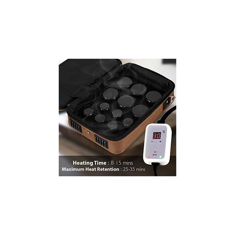 Sistema portátil de masaje con piedras Caliente PSLMSGST40