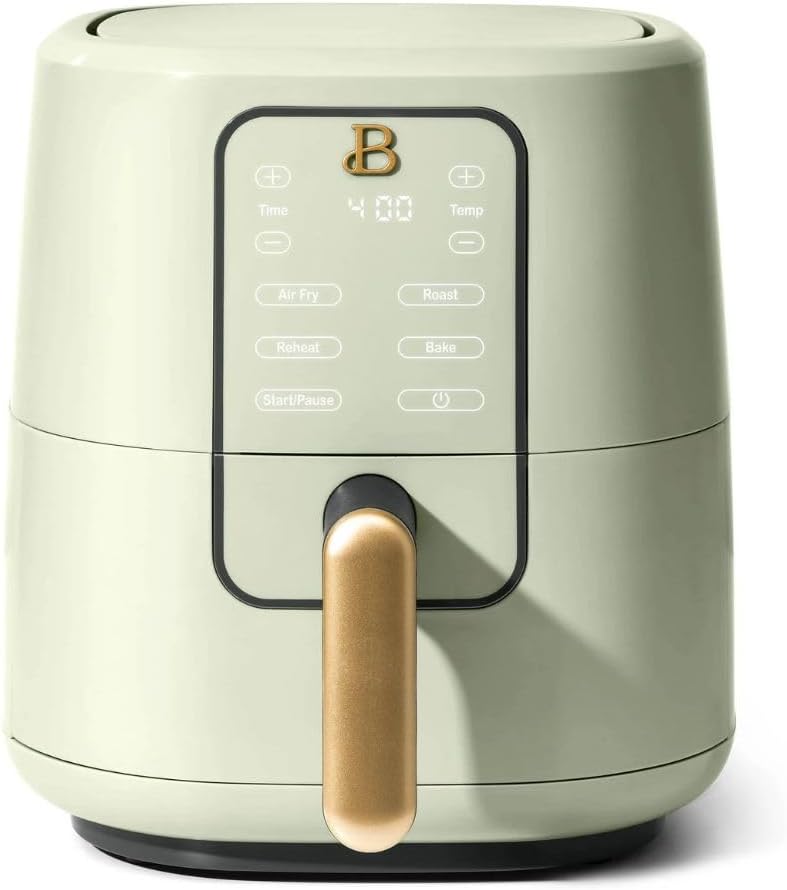 Freidora de aire Drew Barrymore 3-Quart, TurboCrisp, 1200W