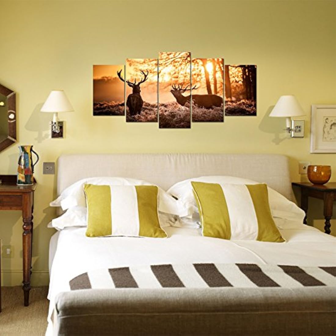 Pyradecor Nature - Lienzo decorativo con marco y estirado