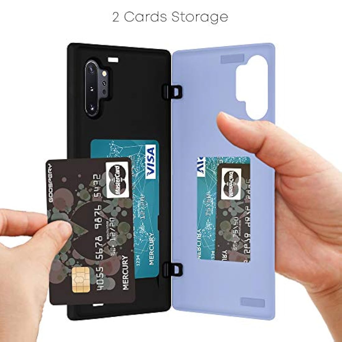 Funda tipo cartera para Galaxy Goospery NT10P-MDB -