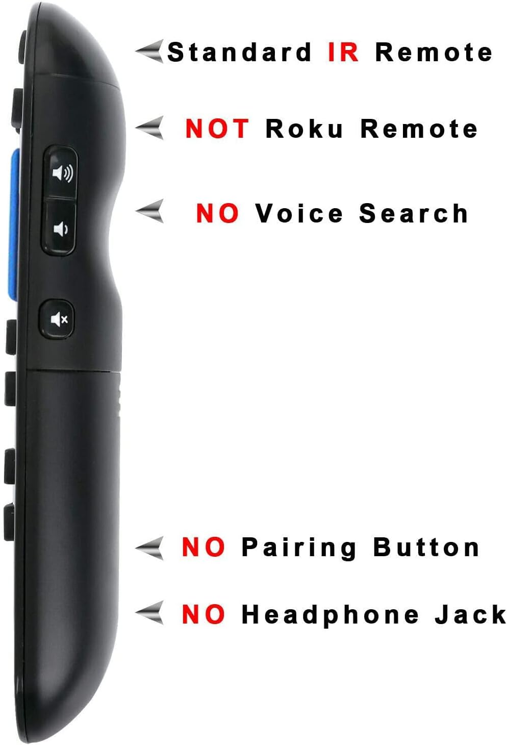 Control Remoto RC280 para TCL 4K HDR ROKU TV S515 S525