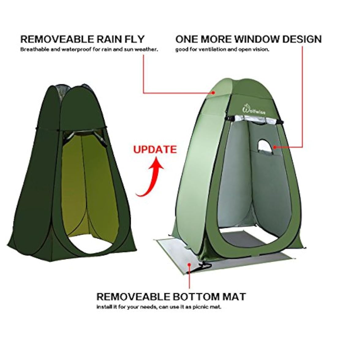 Privacidad Carpa de ducha Portátil al aire libre