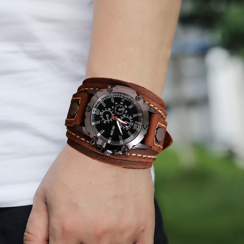 Reloj de cuero para hombre YingHwa