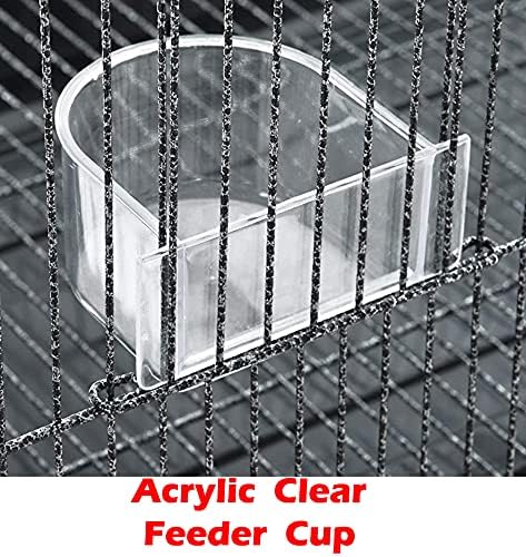 Jaula apilable de 42 pulgadas para cría de pájaros