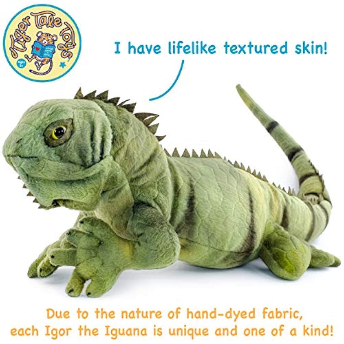 Lagarto de peluche, por Tiger Tale Toys