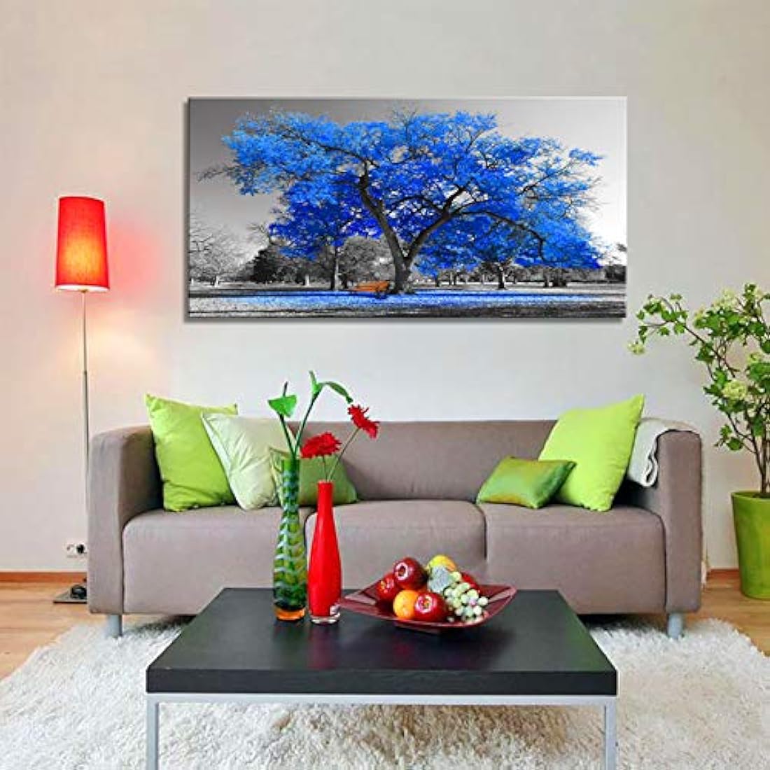 6 paneles de arte de pared de cola blanca de ciervo