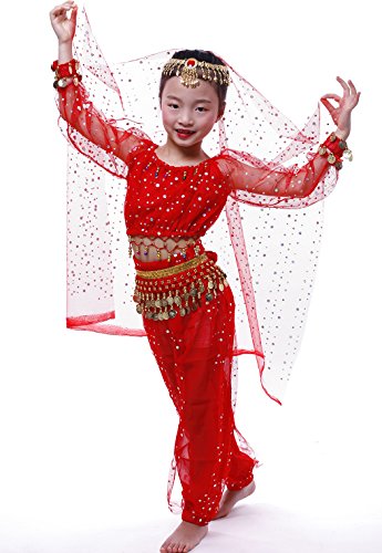 Disfraces de danza del vientre para niña pequeña