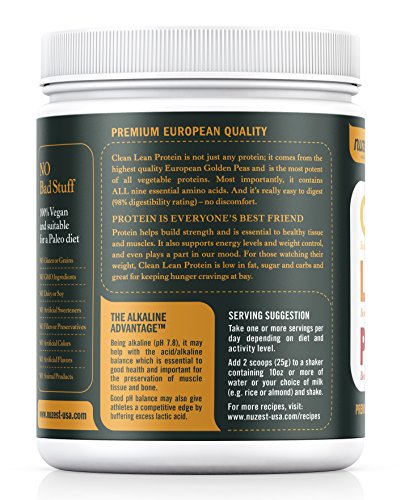 Polvo de proteína de guisante a base de plantas