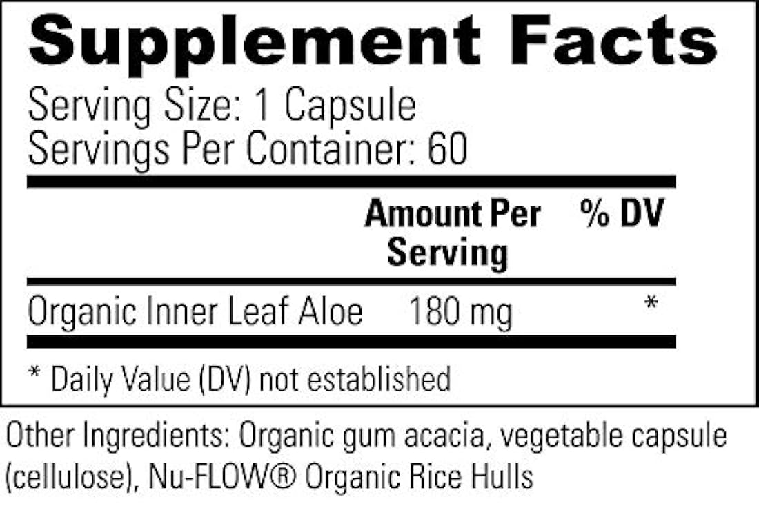 Aloe Fuzion por ghchealth 60 °Cápsulas