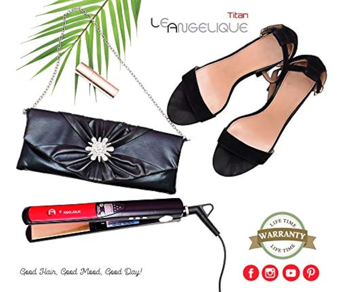 Plancha alisador de cabello Voltaje Dual 110 V-240 V