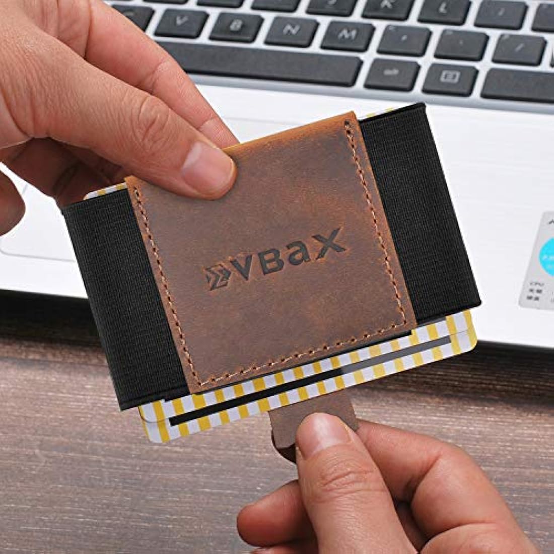 Cartera delgada minimalista para hombres y mujeres VBAX