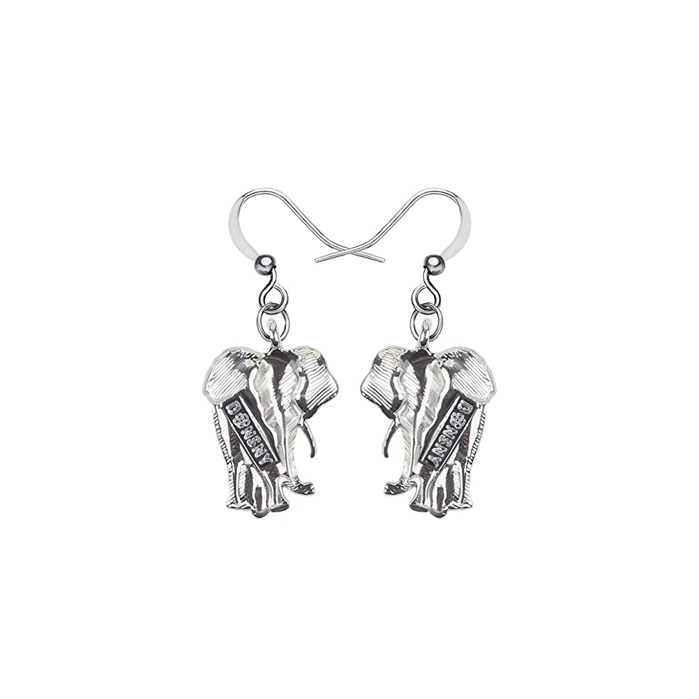 Aretes de elefante de la selva para mujeres