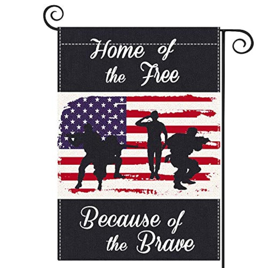 Gz party Patriotic Soldier Garden Flag 4 de julio Día