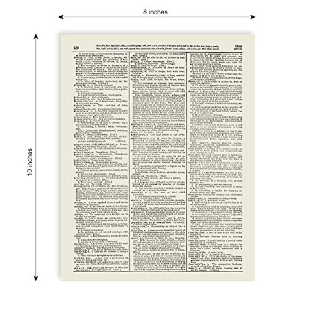 Impresiones decorativas para el hogar 8x10, sin marco