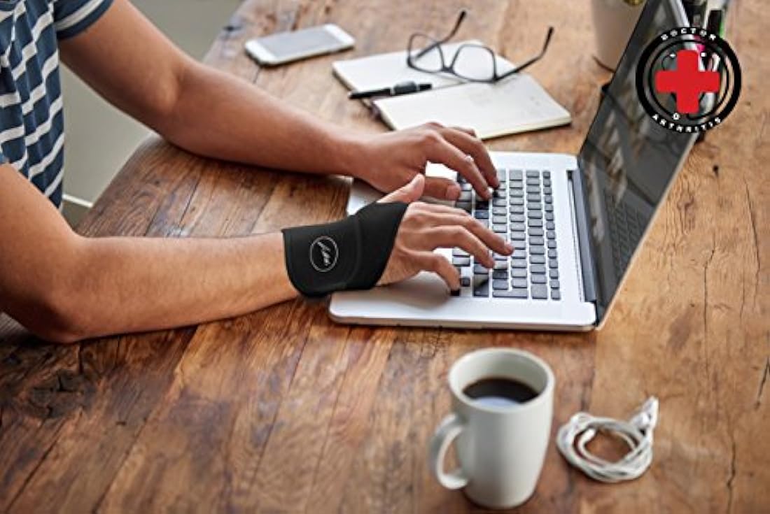 Muñequera forrada de cobre