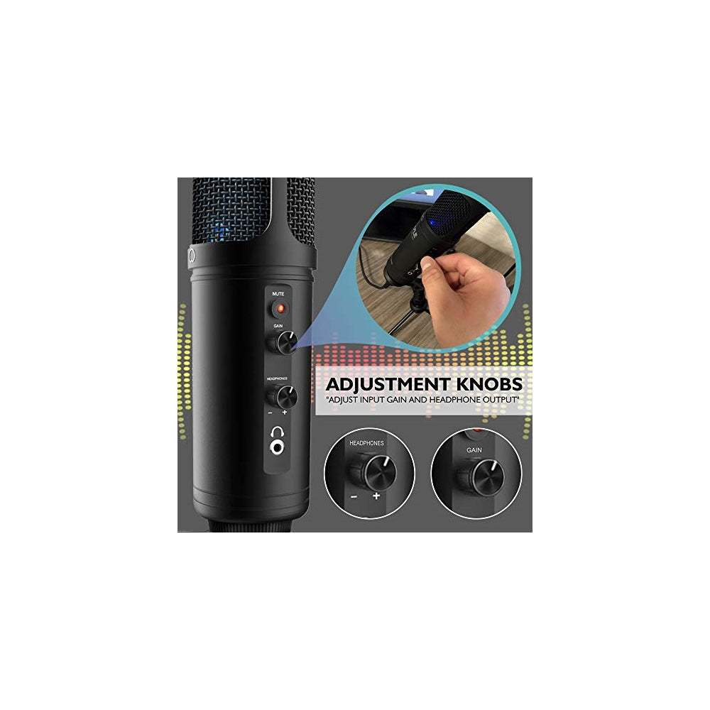 micrófono de grabación de audio PYLE-HOME PDMIUSB50