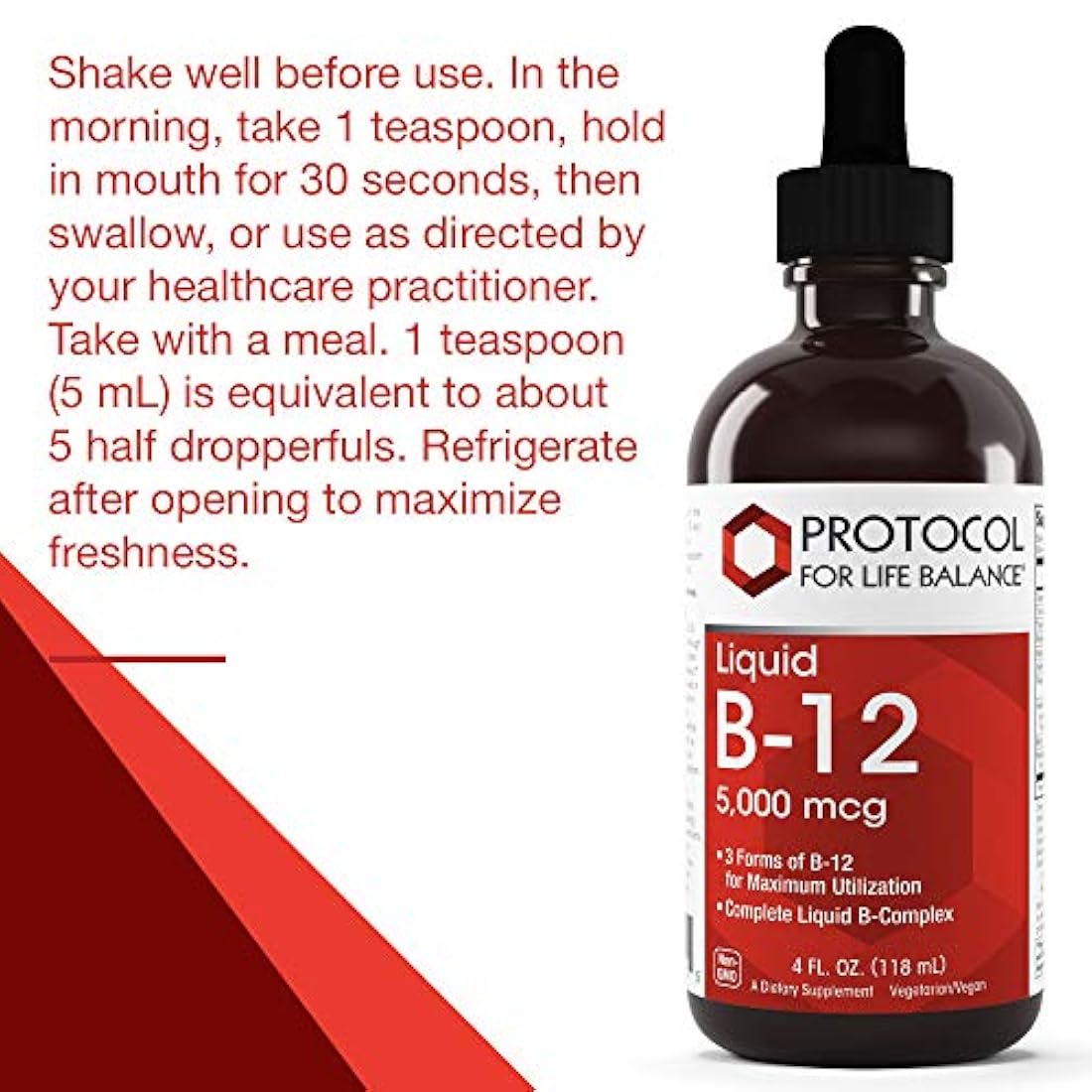 Protocolo para el equilibrio de vida – Vitamina líquida B-12