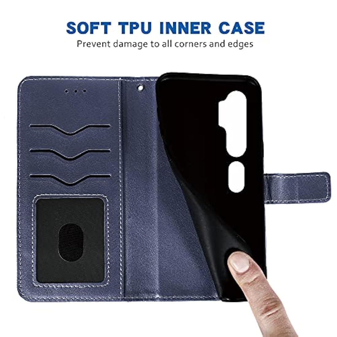 Fundas para celular Xiami Xiomis Xiome MiNote10 10Pro Azul