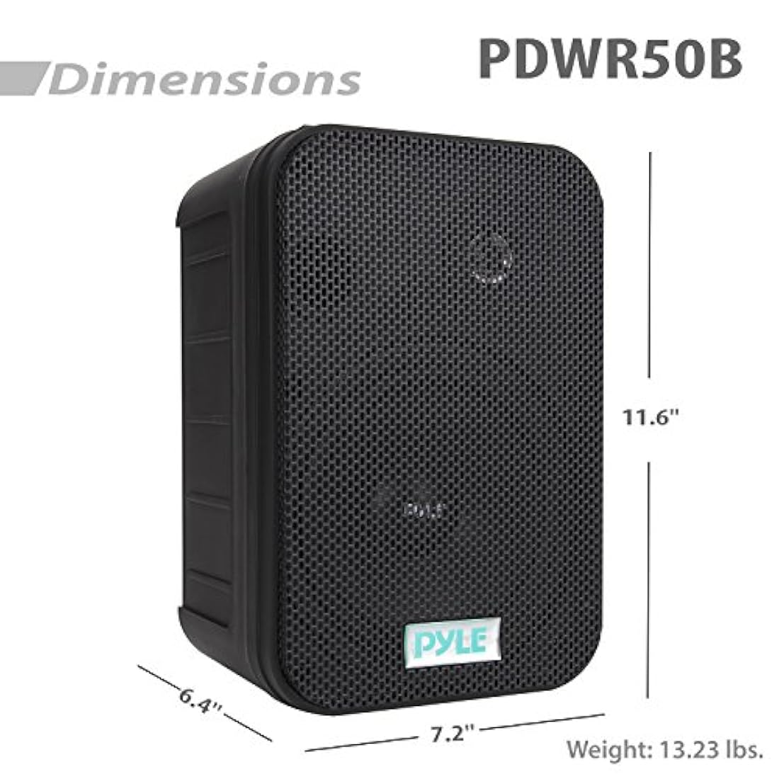 Parlantes o altavoces impermeable PYLE-HOME PDWR50B