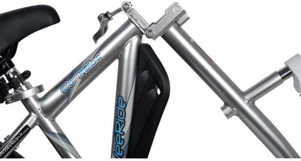 Asiento de bicicleta infantil WeeRide Co Pilot con remolque