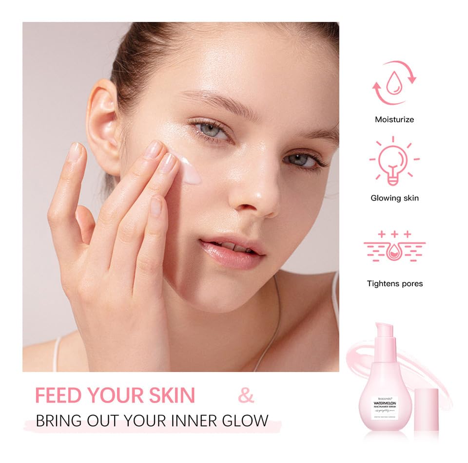 Suero facial hidratante de sandía 2 piezas JISKG