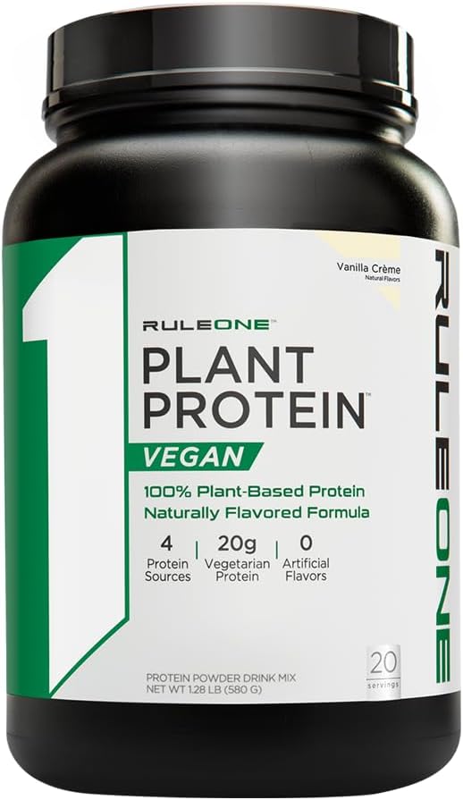 Proteína vegetal vegana sin gluten ni lácteos, 20g por porción