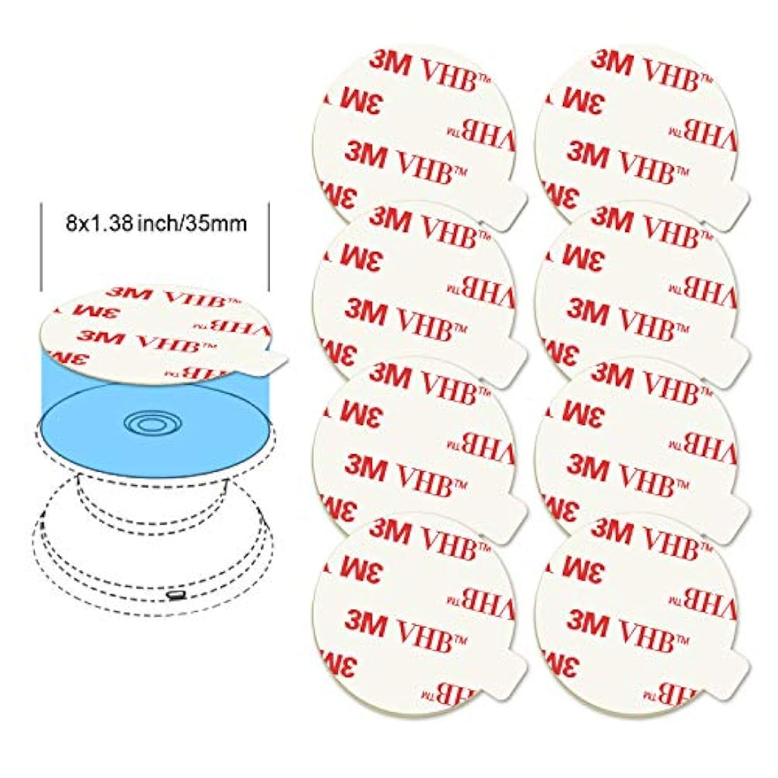 adhesivos de repuesto para funda de iPhone VHB VOLPORT Pops