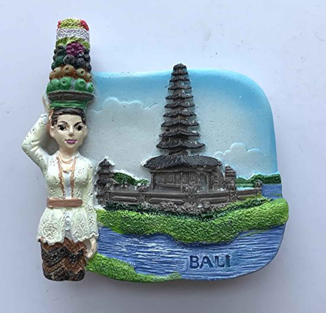 Imán para nevera de Bali Indonesia 3D