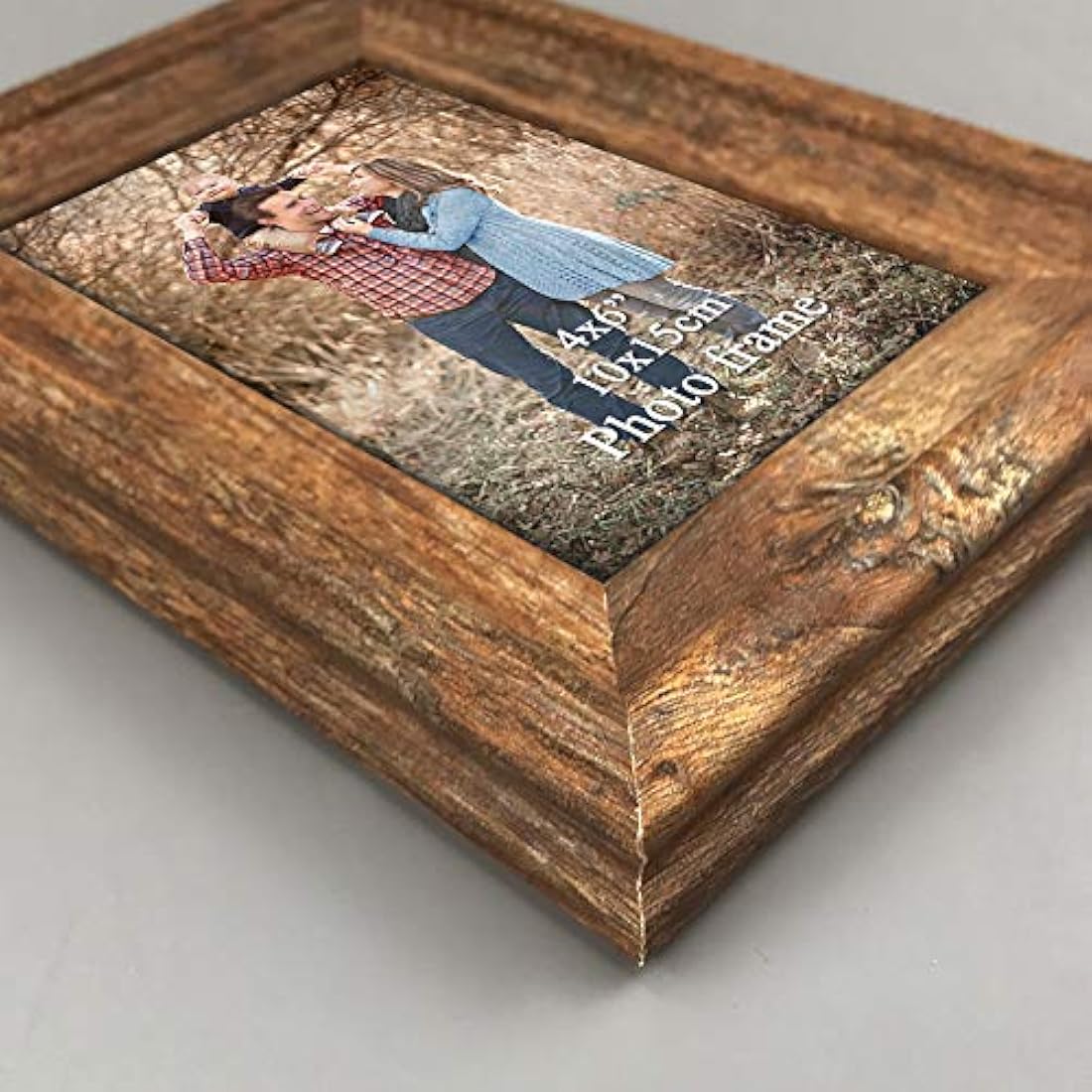 Dreamyard - Juego de 2 marcos de fotos de madera vintage