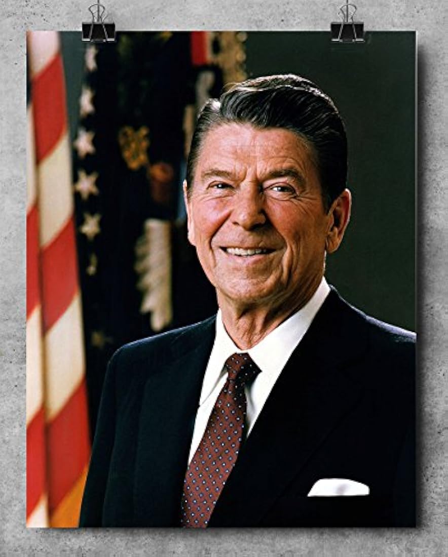 Fotografía oficial del presidente Ronald Reagan -