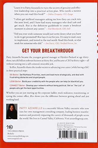 libro Rise 3 pasos prácticos para avanzar en tu carrera