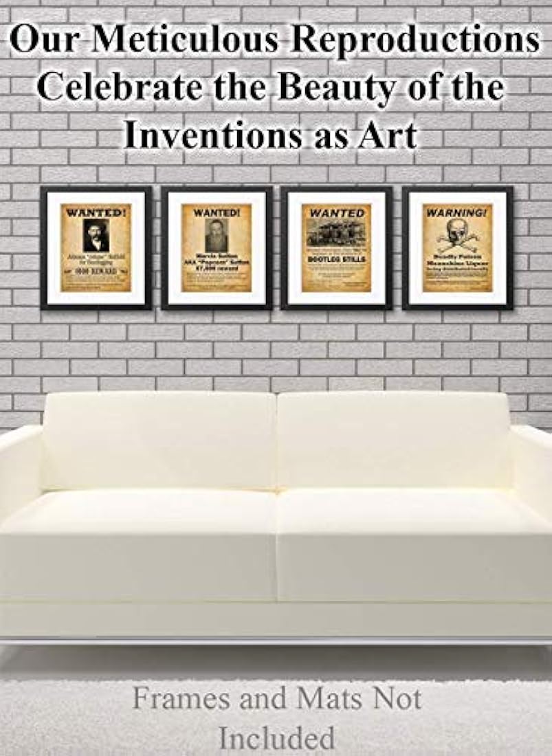 Bootleggers Wanted Art Prints - Conjunto de cuatro fotos