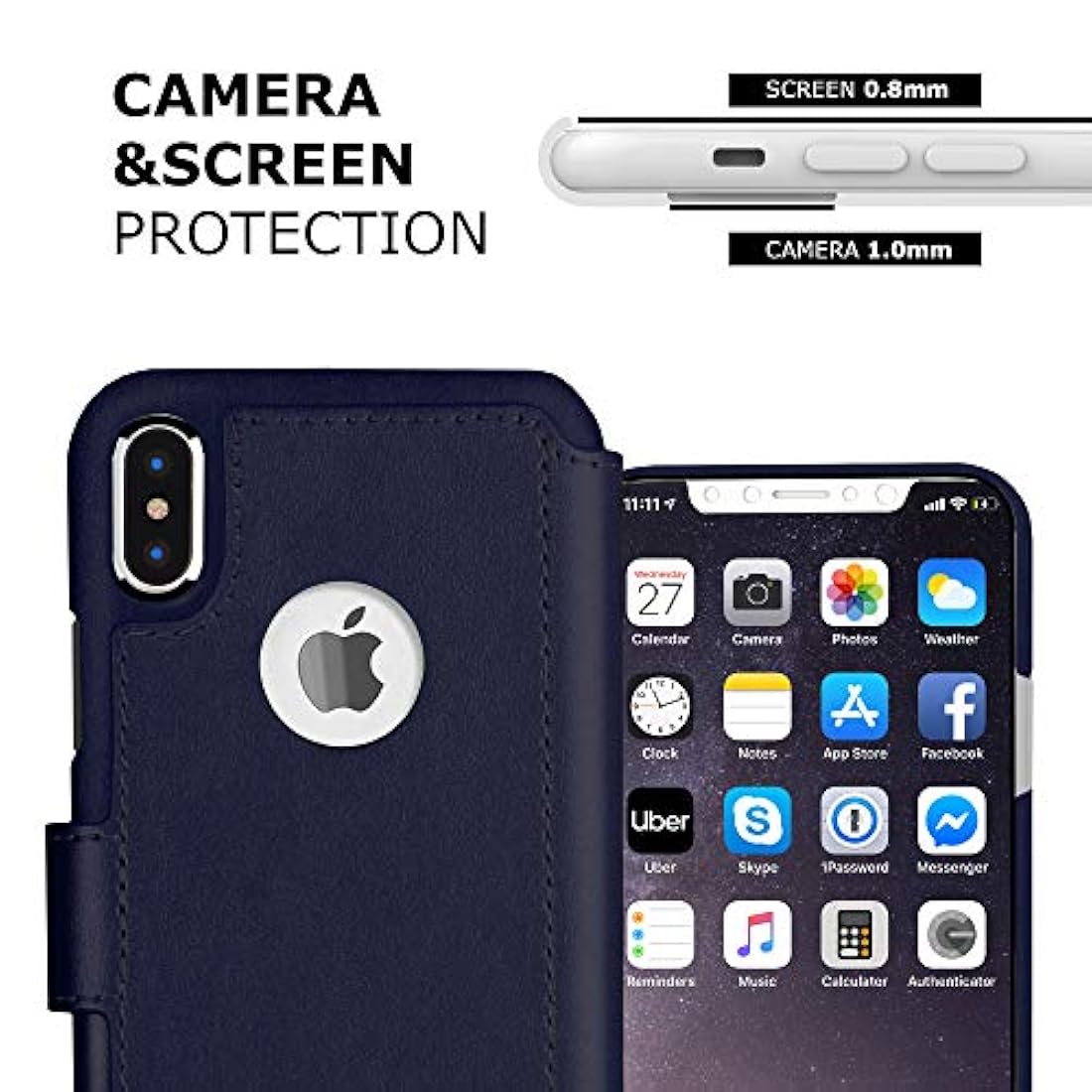 Funda tipo cartera para iPhone XR - LUPA
