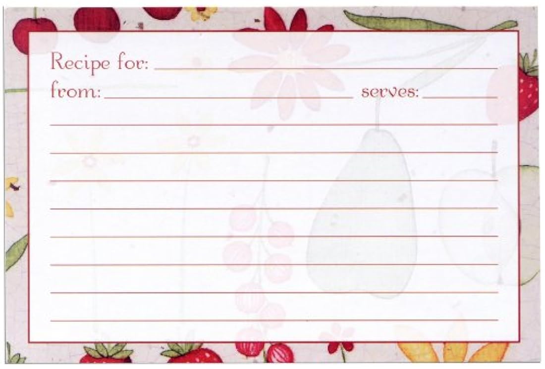 Tarjetas de recetas 25 Meadowsweet Kitchens