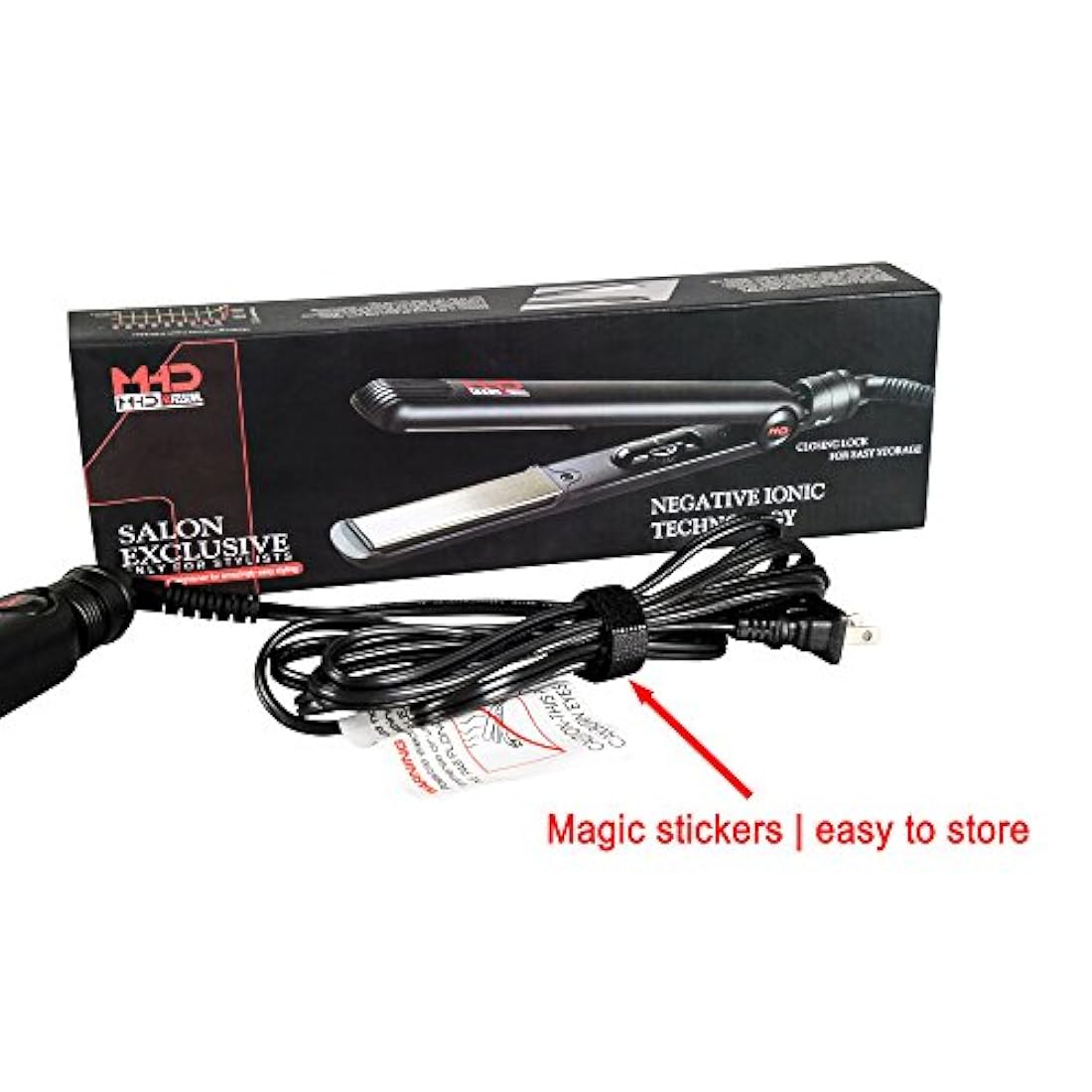 MHD plancha profesional para alisado de cabello de 1 pulgada