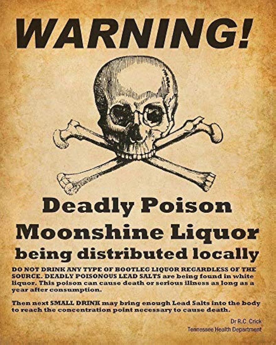 Bootleggers Wanted Art Prints - Conjunto de cuatro fotos