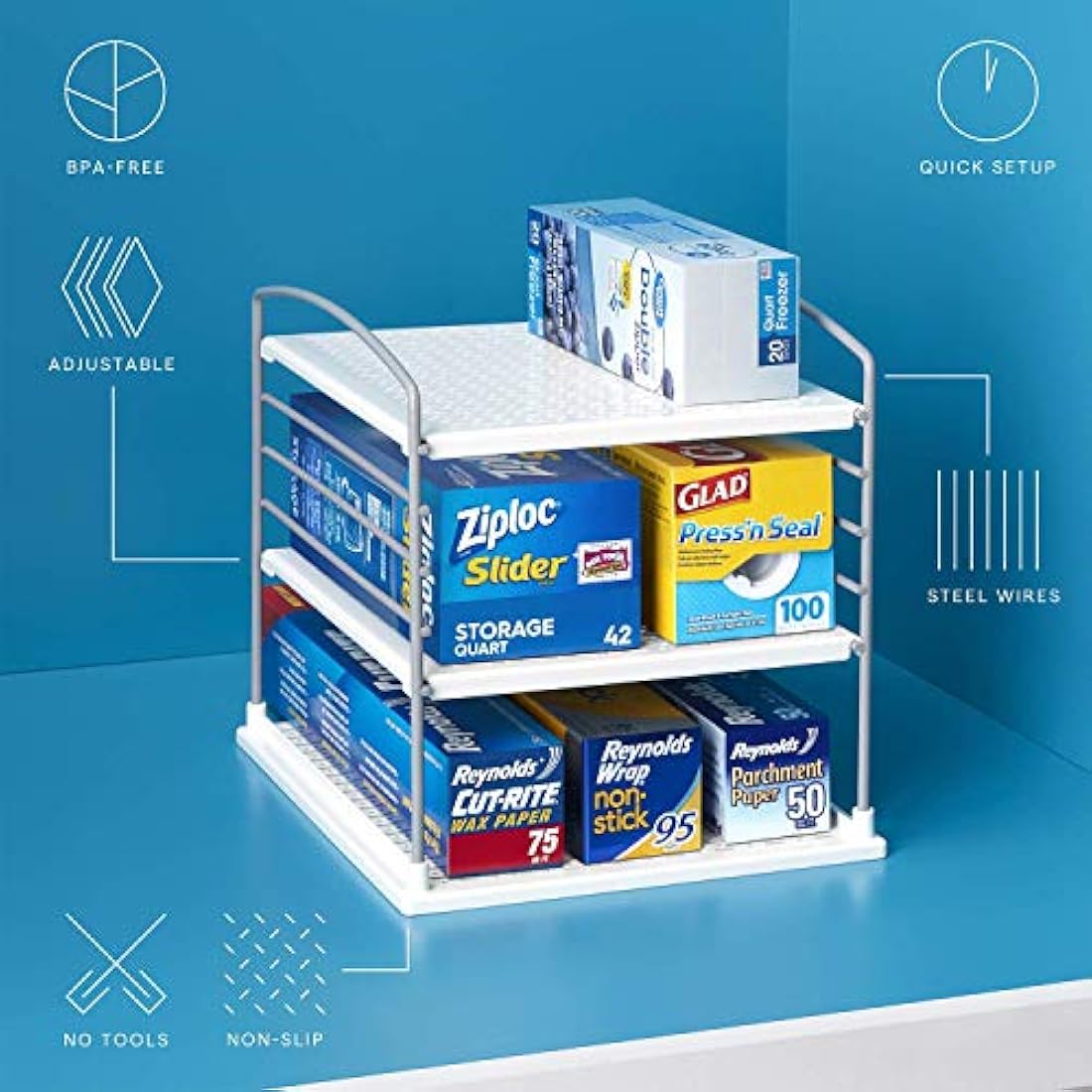 YouCopia - Organizador para envoltura de cocina