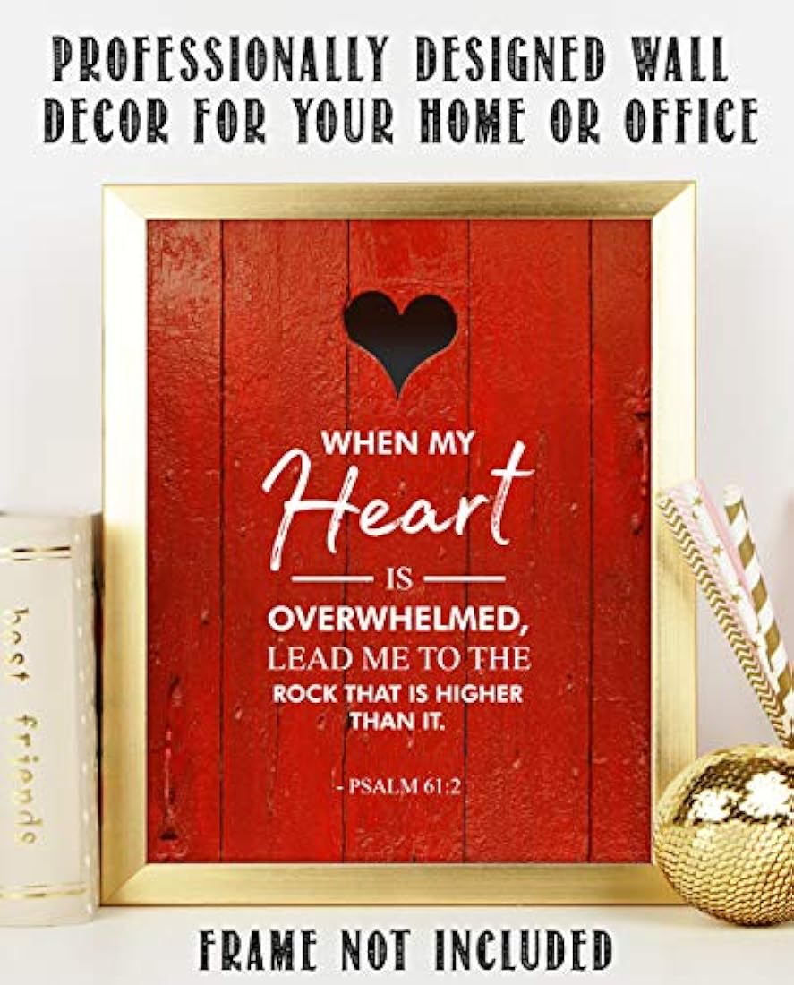 Salmo 61: 2 impresion sin marco 11x14