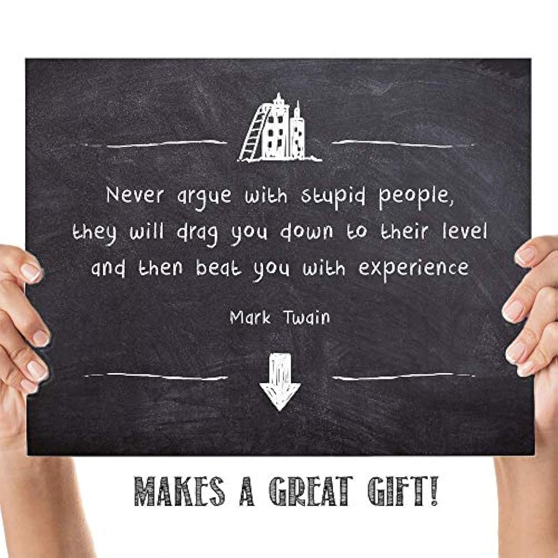 Arte de la pared sin marco