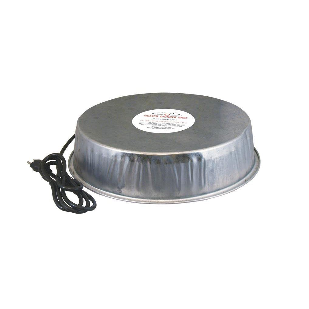 Base de bebederos de aves de corral con calefacción