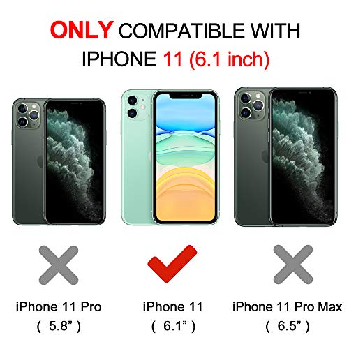 OTOFLY funda para iPhone 11, ultradelgada, funda de gel de silicona líquida con protección completa, antirayaduras, a prueba de golpes, compatible con iPhone 11