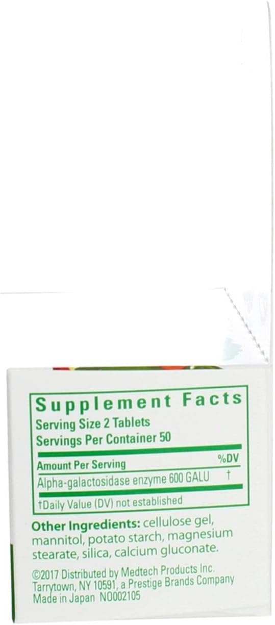 Comprimidos de Enzimas Digestivas - Paquete de 6