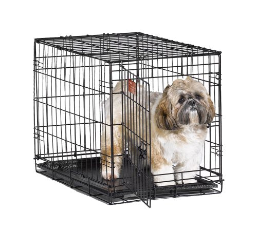 Caja de metal plegable para perros de 24
